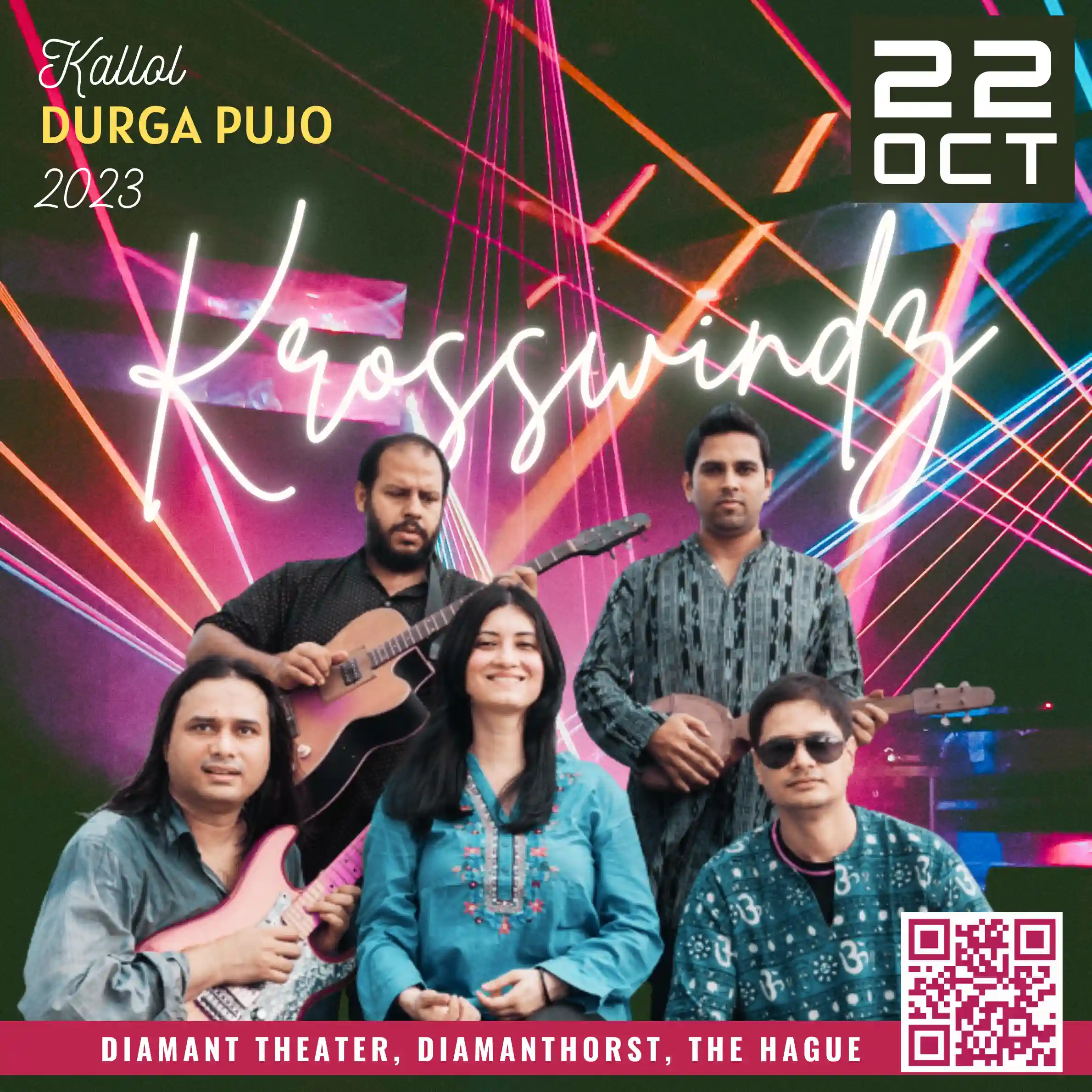 Krosswindz at Kallol Durga Pujo 2023